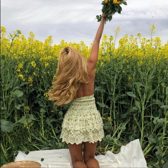 ZARA Printed Mini Skirt - Picture 8 of 11